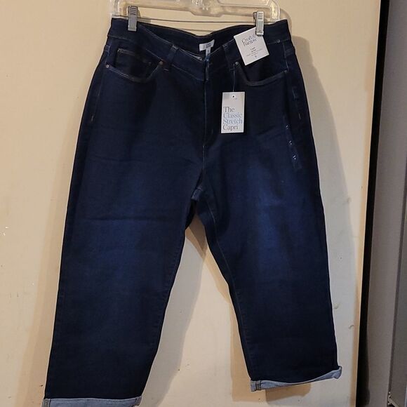 Croft and Barrow jeans Capris NWT - Picture 1 of 5
